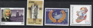 Ireland Sc 975-78  1995  Anniversaries stamp set mint NH