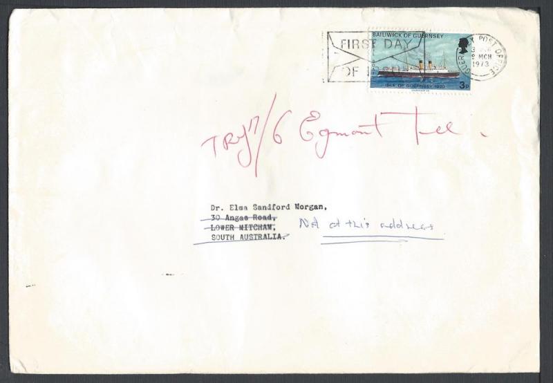 Great Britain-Guernsey, FDC