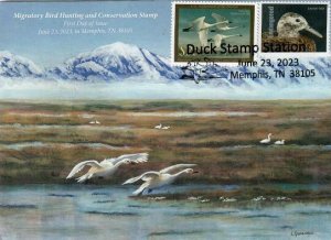 RW90 -FDC - 2023-24 Migratory Bird Hunting and Conservation - Wally Jr Cachet #6