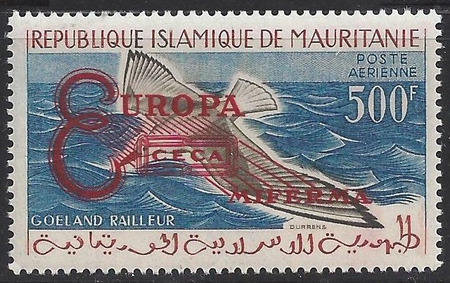 1962 Mauritania VI — I Overprint EUROPA... Miferma ohne Rahmen 40,00 €