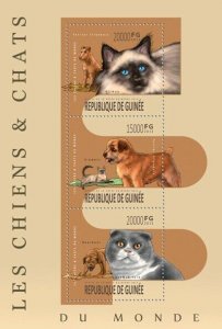 Guinea 2013 MNH - CATS AND DOGS. Yvert&Tellier Code: 6926-6928