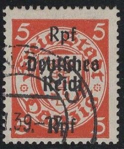 Danzig 245, used, CV $3.00