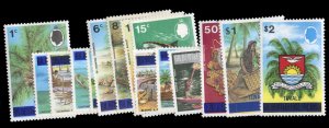 Tuvalu #1-15 Cat$27.85, 1976 1c-$5, complete set, never hinged