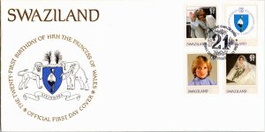 Swaziland, Worldwide First Day Cover, Royalty