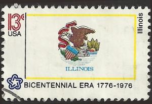 # 1653 USED STATE FLAG ILLINOIS