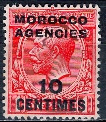 Great Britain Morocco; 1917: Sc. # 403:  MNH Single Stamp