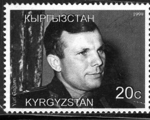 Kyrgyzstan 1999 YURI GAGARIN SPACE 1 value Perforated Mint (NH)