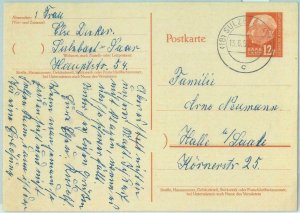 89324 - GERMANY  SAAR  - Postal History - Postal Stationery Card 1959