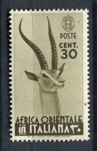 ITALIAN COLONIES AFRICA; 1938 early Pictorial issue Mint hinged 30c. value