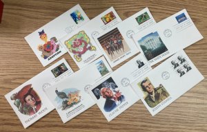 KAPPYSTAMPS  USA 2000 ISSUES 8 DIFFERENT FLEETWOOD FIRST DAY COVERS  D68