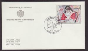 Monaco 1244 Painting 1980 U/A FDC