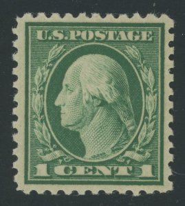 USA 498 - 1 cent Perf 11 - VF/XF Mint-nh with full offset on reverse