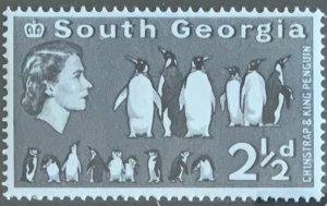 SOUTH GEORGIA 1963 2.5d  SG4 UNMOUNTED MINT