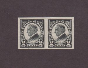 US, 611, HARDING IMPERF PAIR, 1920'S, MINT NH, COLLECTION MINT NH, OG