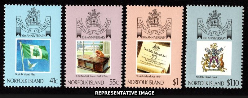 Norfolk Islands Scott 457-460 Mint never hinged.