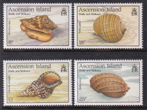 Ascension 476-479 Seashells MNH VF