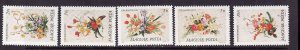 Hungary-Sc#3173-7-unused NH set-Flower arrangements-1989-