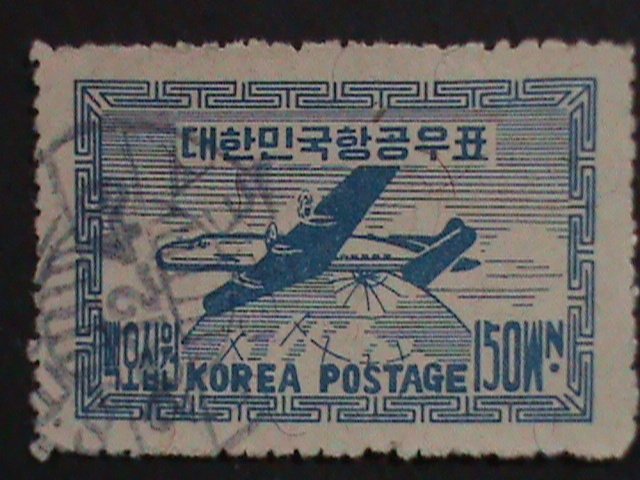 ​ ​KOREA-1947 SC#C2 AIRMAIL -USED VERY OLD STAMP VF WE SHIP TO WORLD WIDE