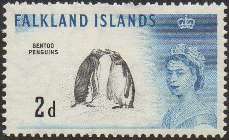 Falkland Islands 1960 2d Gentoo penguins MH