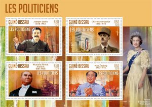 Stamps. Winston Churchill , Roosevelt Ghana 2023 year 1+1 sheets NEW