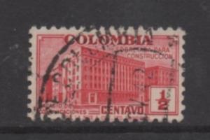 Colombia Scott #  RA9  USED  single