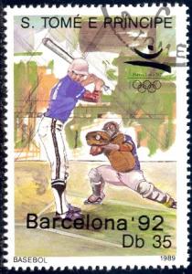 Baseball, 1992 Summer Olympics, Barcelona, St. Thomas SC#881