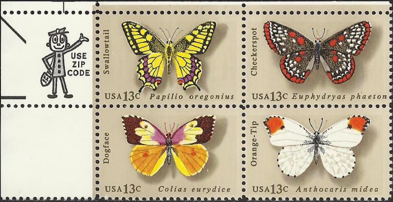 # 1712-1715 MINT NEVER HINGED BUTTERFLIES