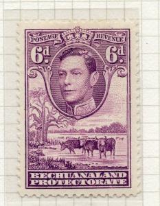 Bechuanaland Protectorate 1938-52 Early Issue Fine Mint Hinged 6d. 310391