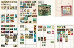 Kenya big collection BR1 pages – 459 stamps