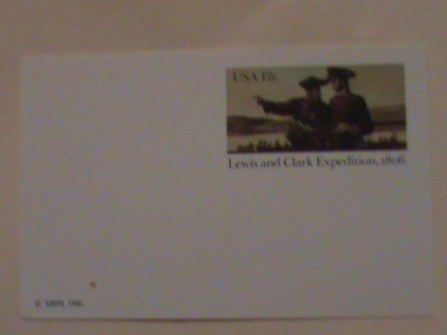 ​UNITED STATES-1981-LEWIS & CLARK EXPEDITION-1806 MNH POST CARD-VERY FINE