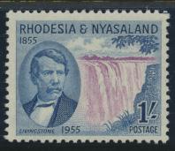 Rhodesia & Nyasaland SG 17 Sc# 157  MH see details Victoria Falls