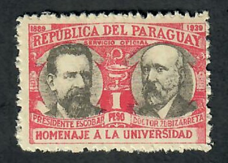 Paraguay O100 Mint  Hinged single