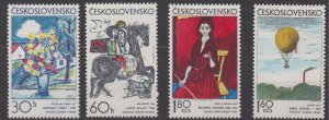 Czechoslovakia Scott 1859-1862 1973 MNH
