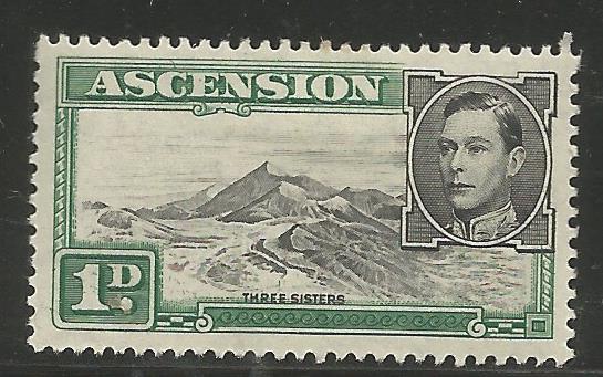 ASCENSION  41 MINT HINGED THREE SISTERS ISSUE, KING GEORGE