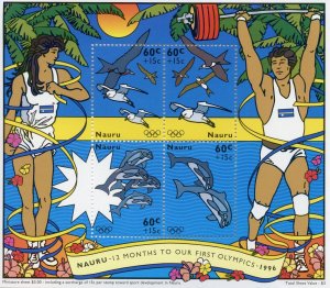 Nauru MNH S/S 1st Olympics Nauru Were In 1996
