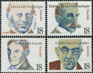 Australia 1976 SG637 Famous Scientists set MLH