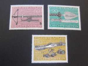 Liechtenstein 1980 Sc 691-93 set MNH