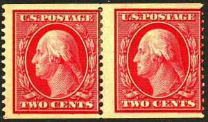 U.S. #353 MINT PAIR OG HR