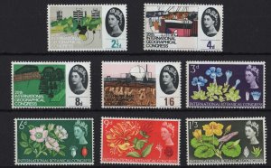 GB 1964 Geographical & Botanical phosphor sets um