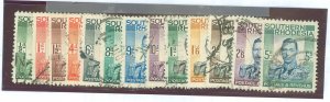 Southern Rhodesia #42-54 Used Single (Complete Set)