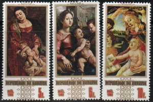 Burundi 303-05 - Mint-NH - Christmas / Paintings (Cpl) (1969) (cv $0.90)