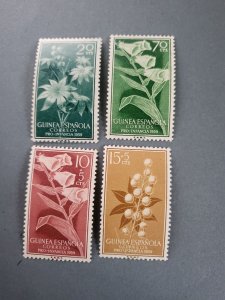 Stamps Spanish Guinea Scott #360-1, B53-4 h