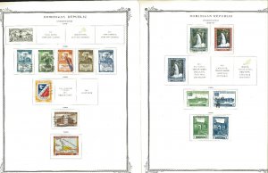 Dominican Rep.1906-1970 M & U Hinged on Scott Specialty Pages