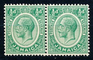 Jamaica #101 Horiz Pair MNH