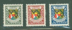 Liechtenstein #B4-B6 Unused Single (Complete Set)