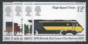 GB 1975 Railways. SG 984-987