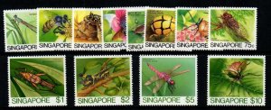 SINGAPORE SG491/500 1985 INSECTS MNH