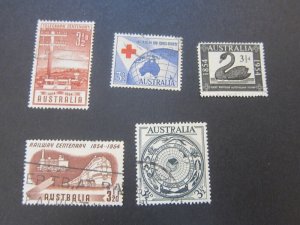 Australia 1954 Sc 270-1,274-6 FU 