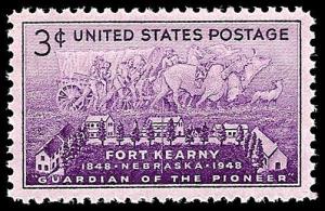 # 970 MINT NEVER HINGED FORT KEARNY TEMP