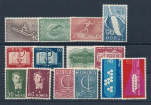 Norway 1966 Complete MNH Year Set  as shown at the image.